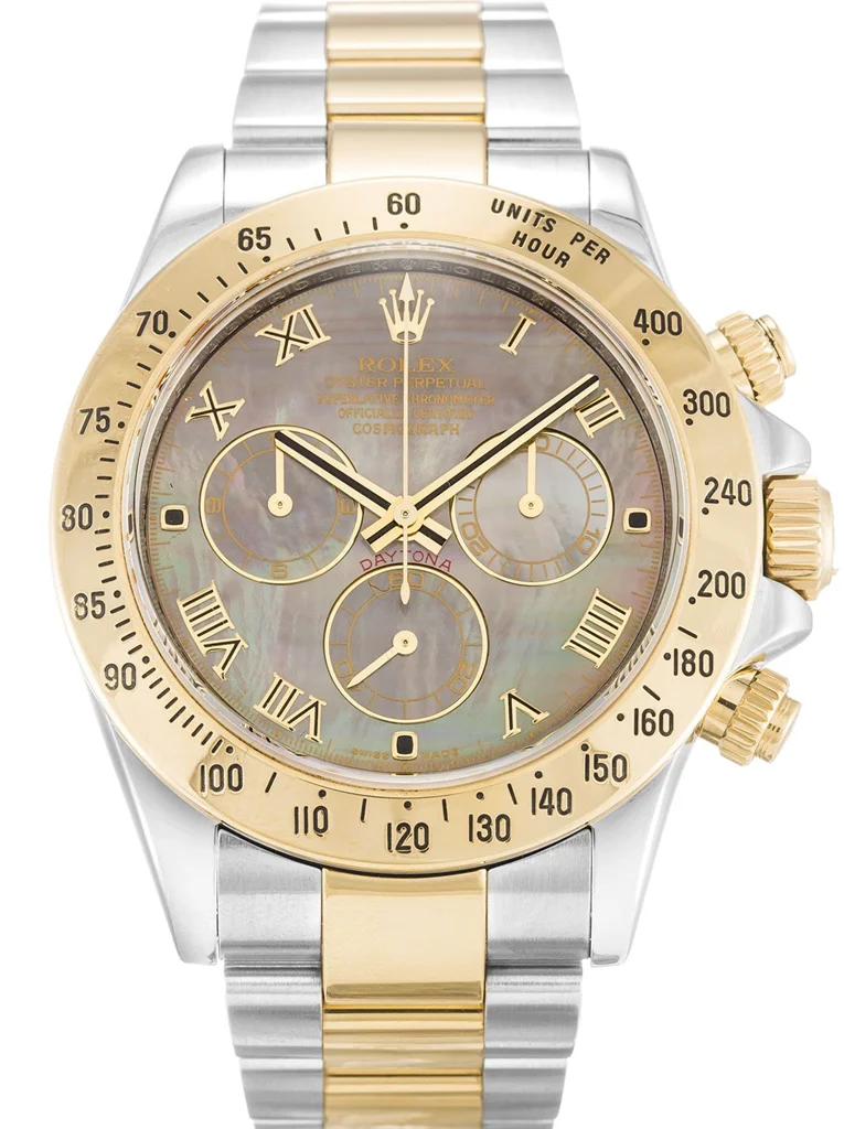 Rolex Daytona 40mm Mother of Pearl   Black Dial 116523
